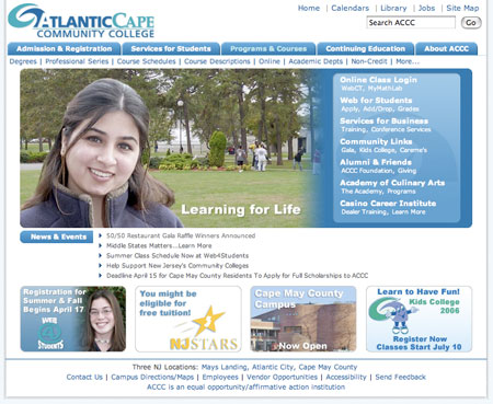 Atlantic Cape Community College Education  