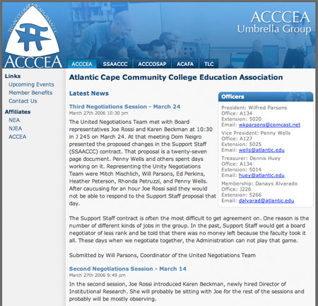 Atlantic Cape Community College Education Association 